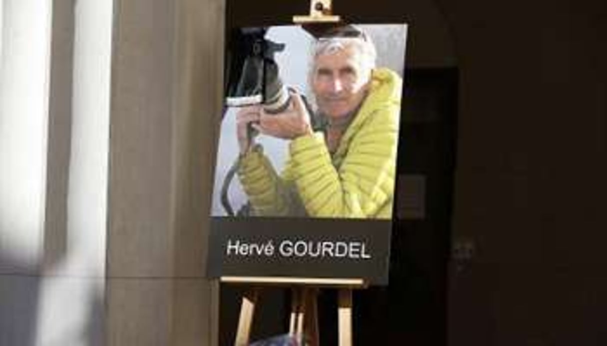 Un portrait du guide de haute montagne Hervé Gourdel, décapité en Algérie. © AFP