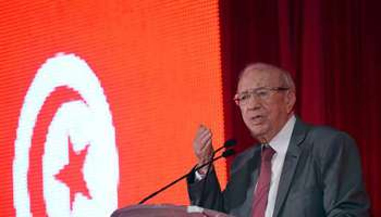 Beji Caid Essebsi, le 2 octobre 2014 à Tunis. © AFP