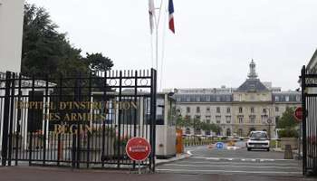 L’entrée de l’hôpital militaire Bégin à Saint-Mandé, près de Paris, le 4 septembre 2014. © AFP