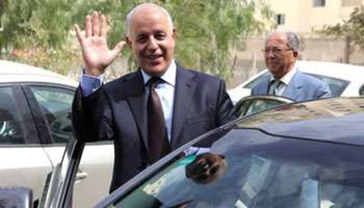 Moustapha Kamel Nabli sera le rival de Béji Caïd Essebsi. © Yassine Gaidi / ANADOLU AGENCY / AFP