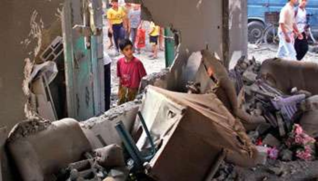 Le 22 juillet 2002 la liquidation de Salah Chehaded avait coûté la vie à 14 civils palestiniens. © Adel Hana/AP/Sipa
