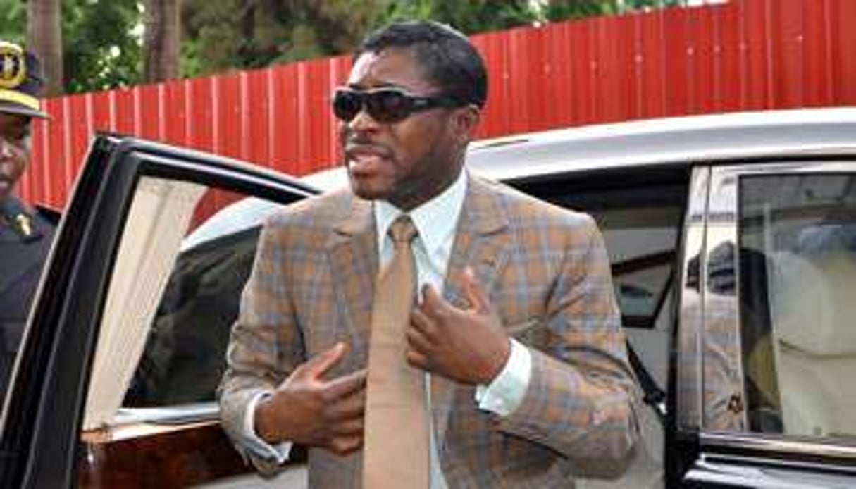 Teodoro Nguema Obiang Mangue est le fils aîné du président de la Guinée équatoriale. © Jérôme Leroy/AFP