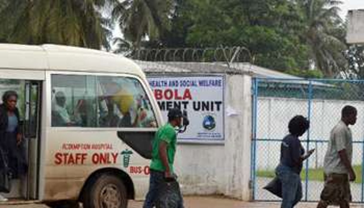 Un centre de santé le 11 octobre 2014 à Monrovia. © AFP