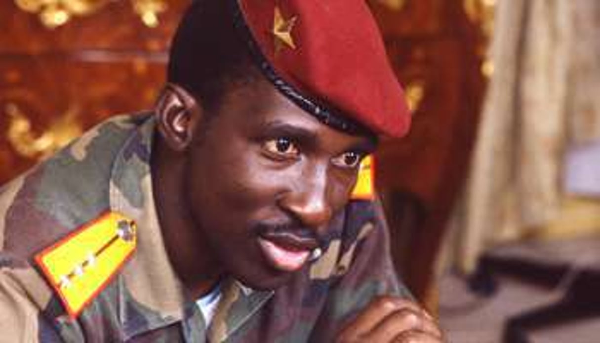 L’ancien leader de la révolution burkinabè, en 1986. © Pascal Maitre / Jeune Afrique