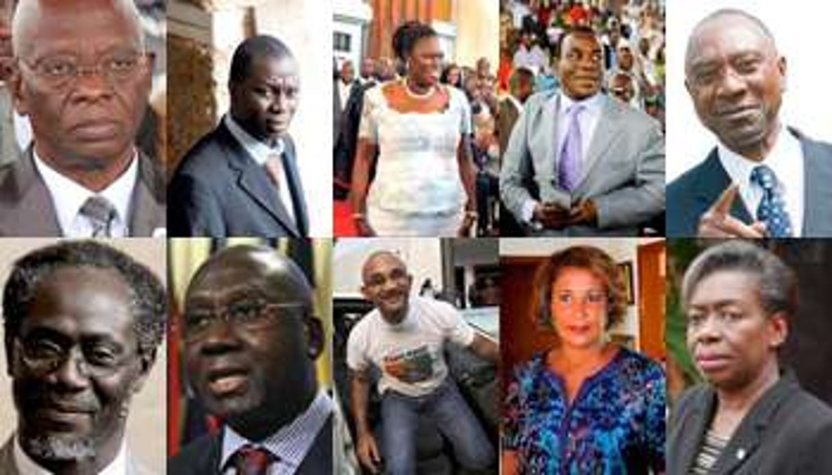 Plus de 90 pro-Gbagbo seront jugés à partir du 22 octobre. © Montage J.A.
