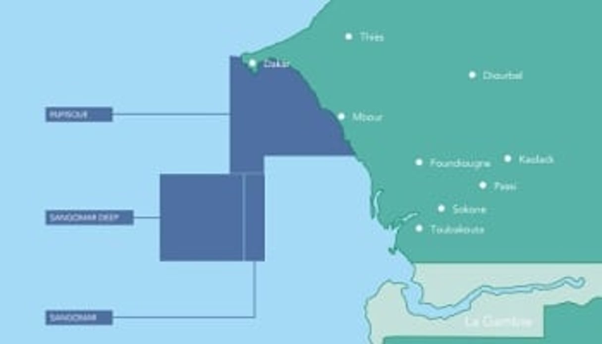 Les réserves des 3 blocs opérés par Cairn au Sénégal pourraient atteindre 3 milliards de barils. © Cairn Energy