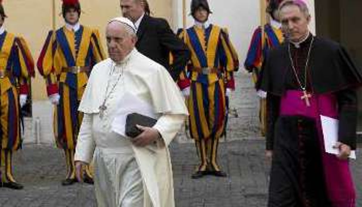 Le pape François au Vatican le 17 octobre 2014. © AFP