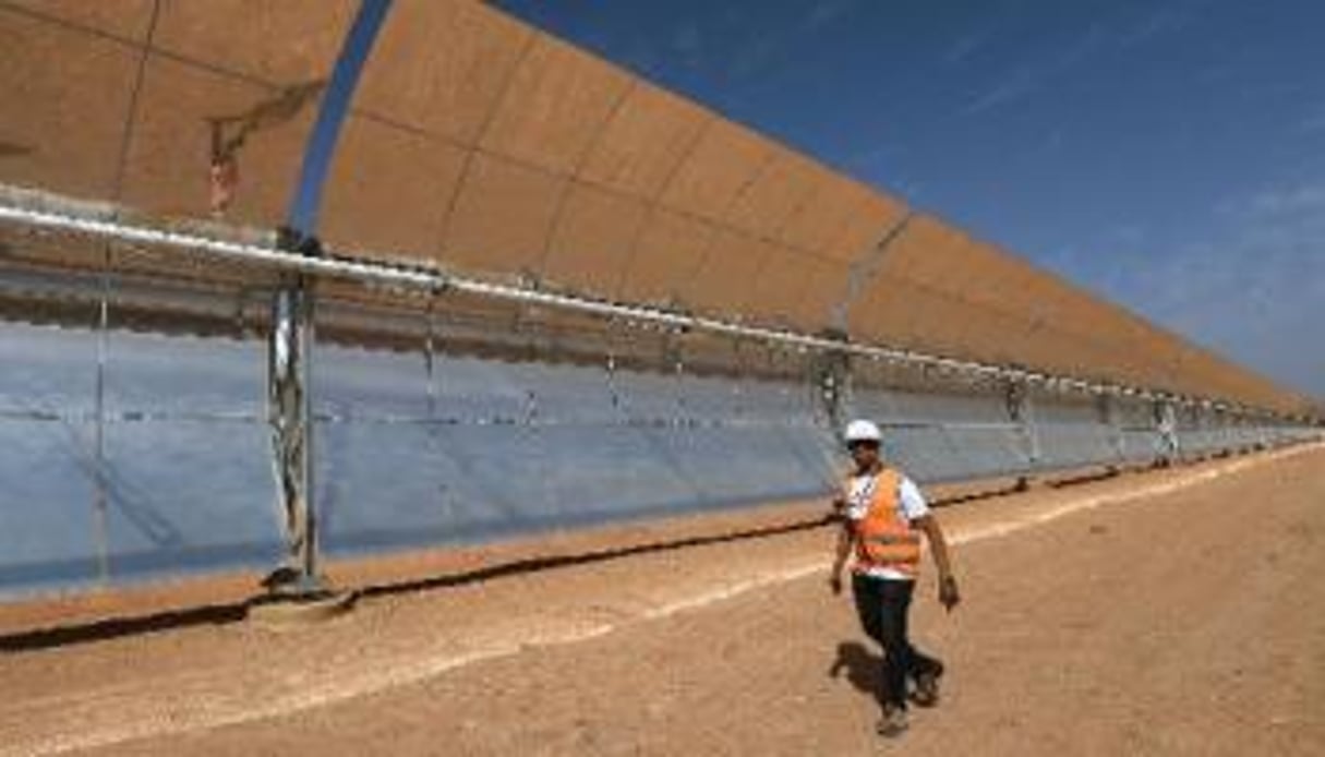 Le Maroc entend produire 2 gigawatts d’énergie solaire à l’horizon 2020. © AFP