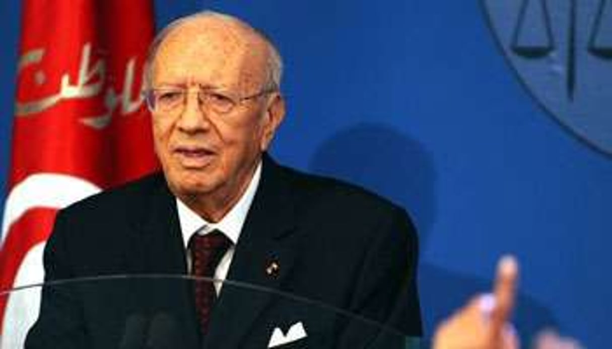 Béji Caïed Essebsi, leader du parti Nida Tounes. © AFP