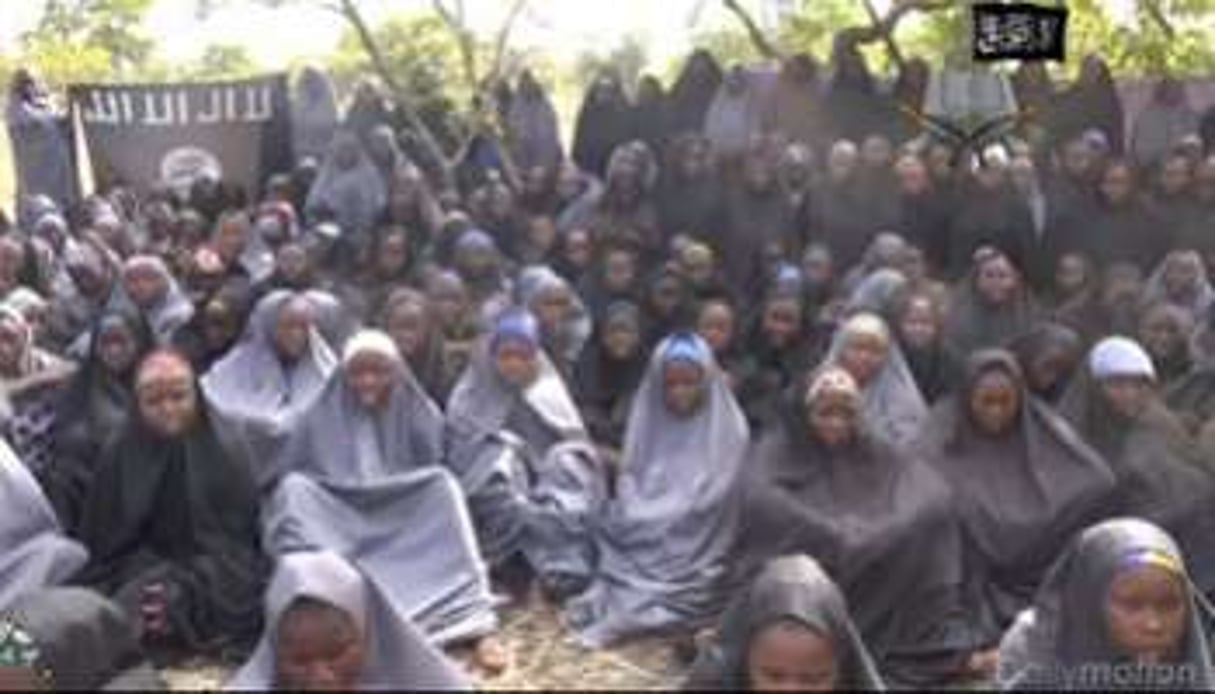 Les lycéennes de Chibok, enlevées par Boko Haram. © Capture d’écran / Dailymotion