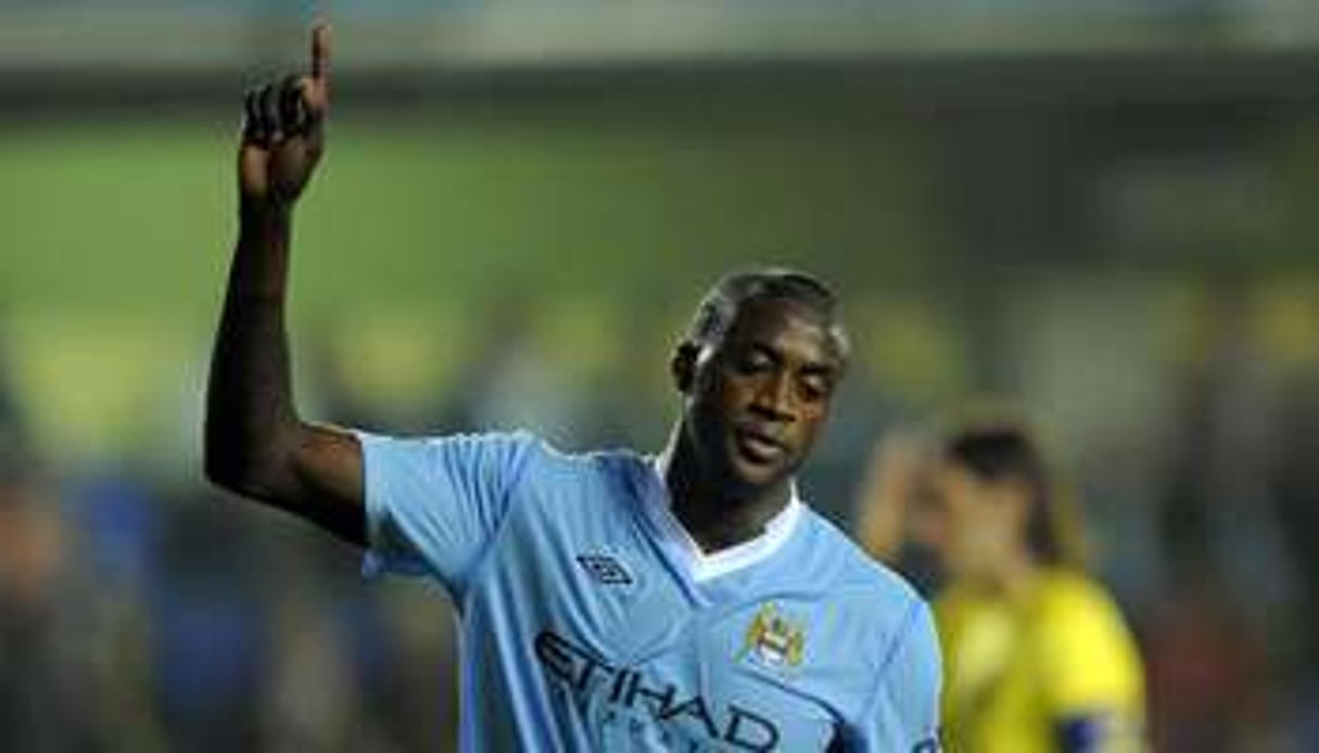 Yaya Touré, milieu de Manchester City. © AFP