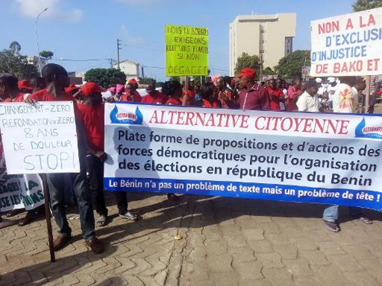 Bénin: manifestation à Cotonou pour la tenue d’élections municipales © AFP