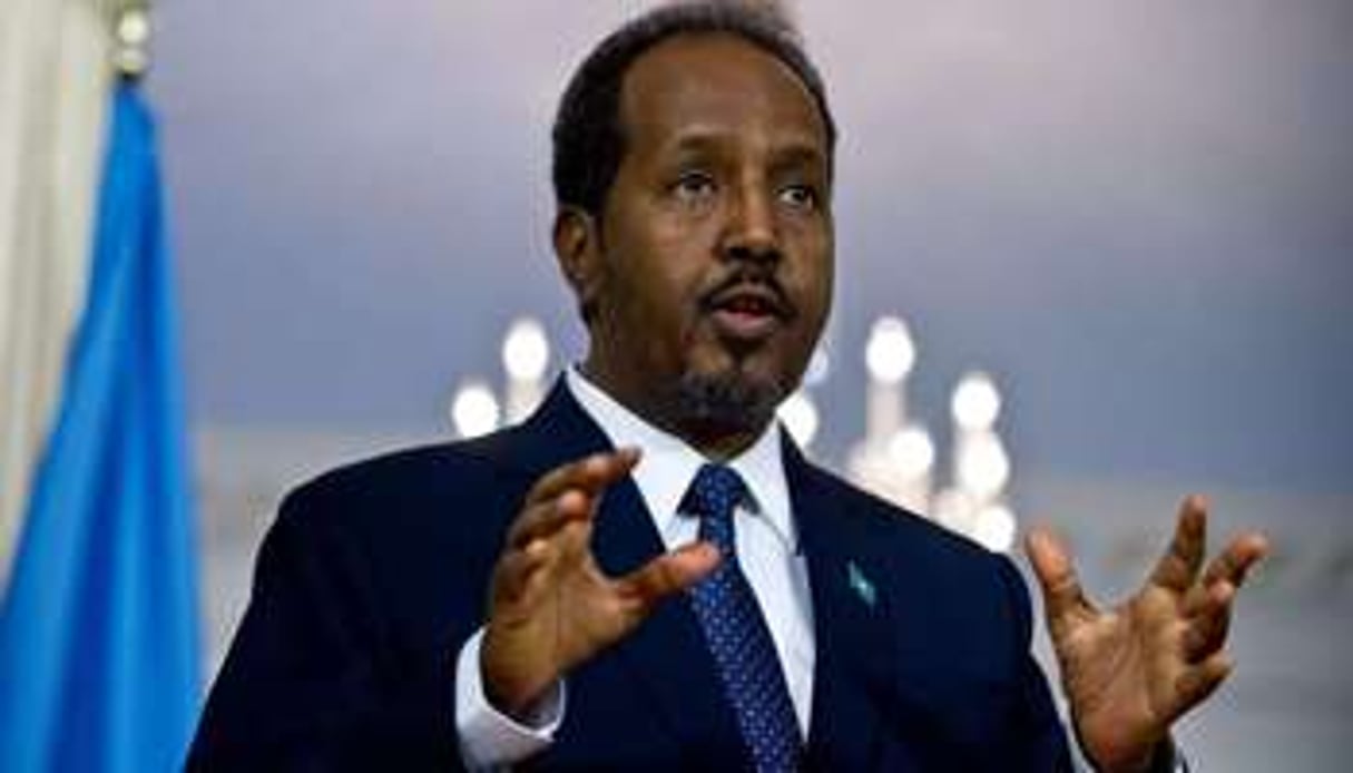 Le président somalien, Hassan Sheikh Mohamud. © AFP