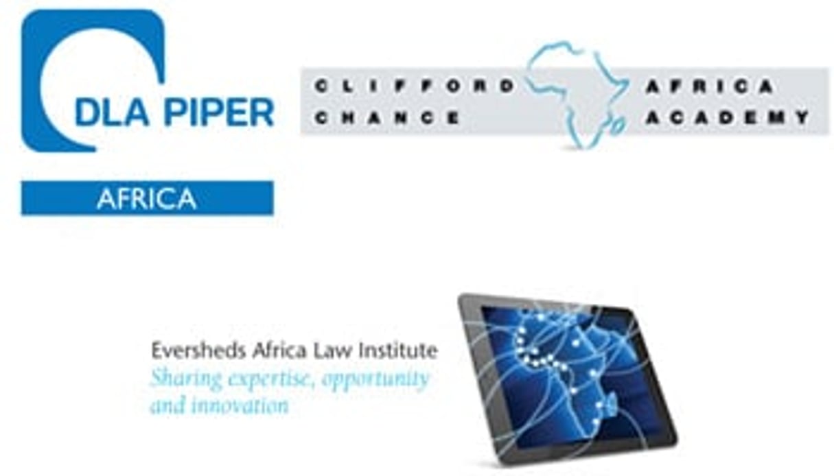 Les logos de quelques réseaux africains de grands cabinets d’avocats internationaux. © DR