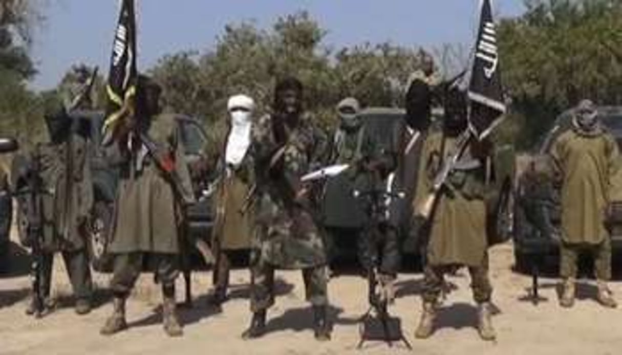 Des combattants de Boko Haram. © Capture d’écran d’une vidéo.