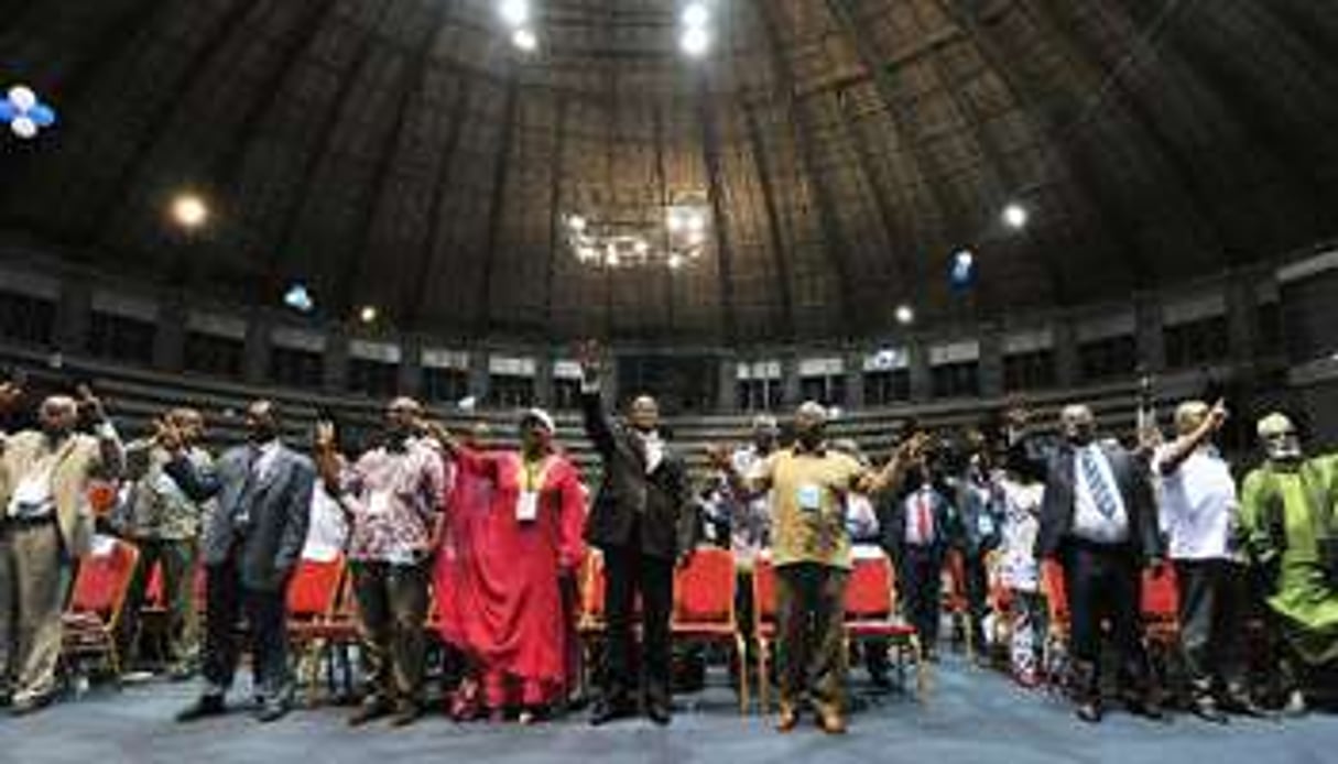 Congrès du FPI, le 22 février 2014 à Abidjan. © AFP