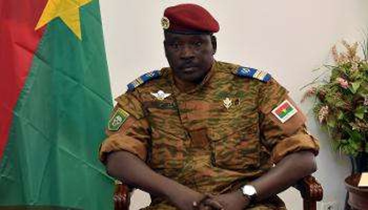 L’homme fort du Burkina Faso, le lieutenant-colonel Isaac Zida. © AFP
