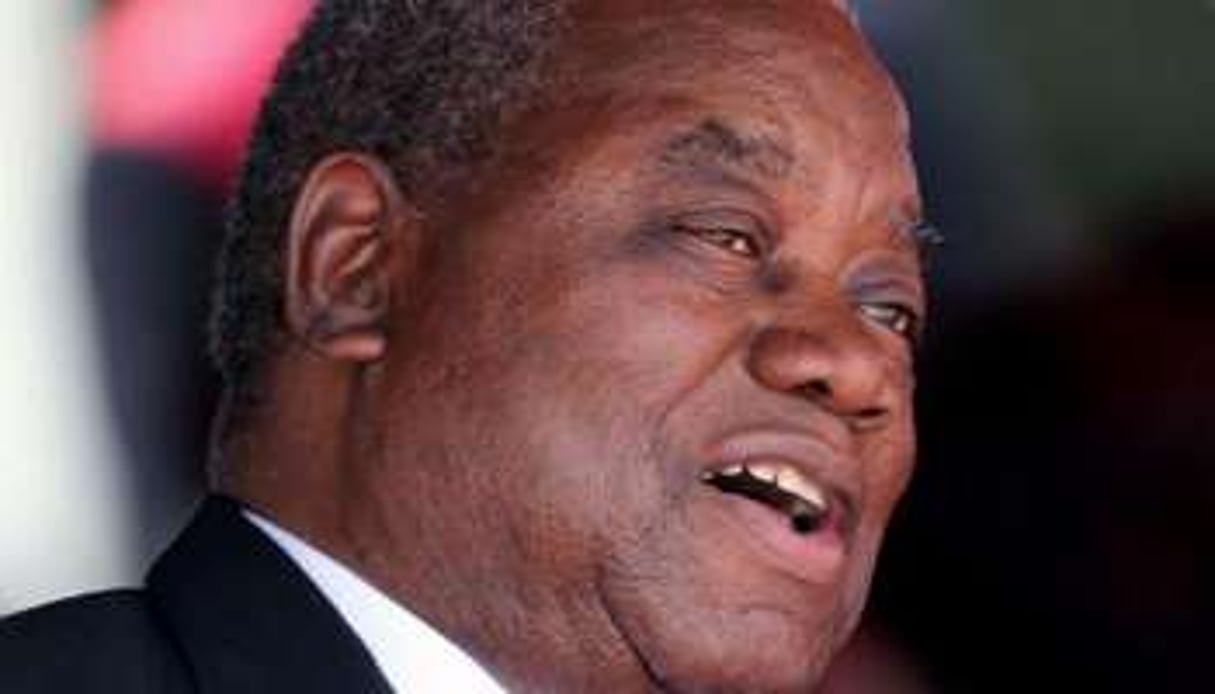 Rupiah Banda, ex-président zambien, le 11 novembre 2014 à Lusaka. © AFP
