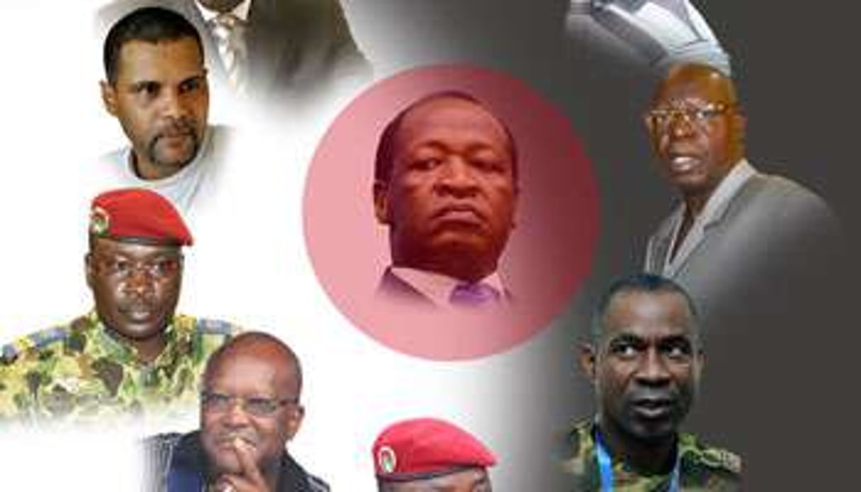 Qui sont les figures emblématiques de la chute de Compaoré ? © Sama, Yempabou, DR, Sia/AFP, Ouoba/AFP