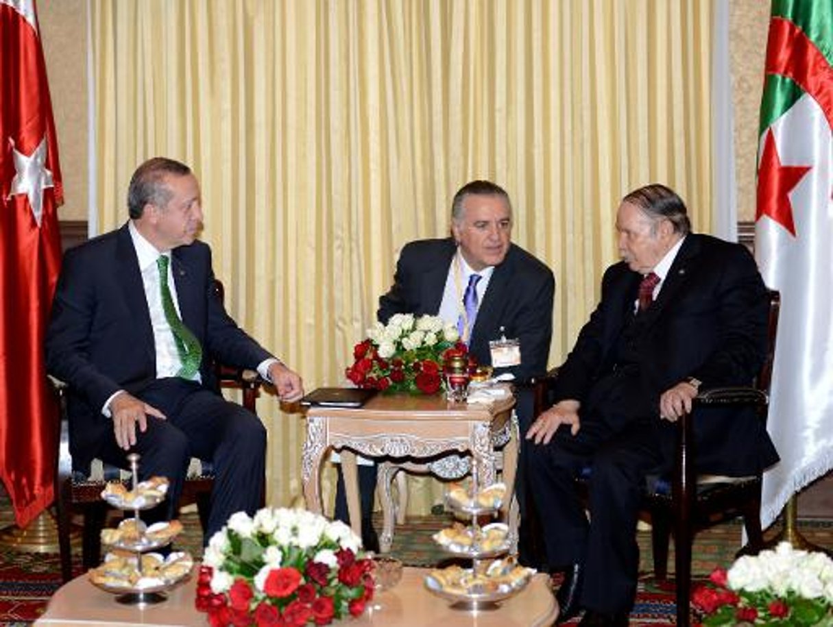 Le président turc Erdogan en visite à Alger © AFP