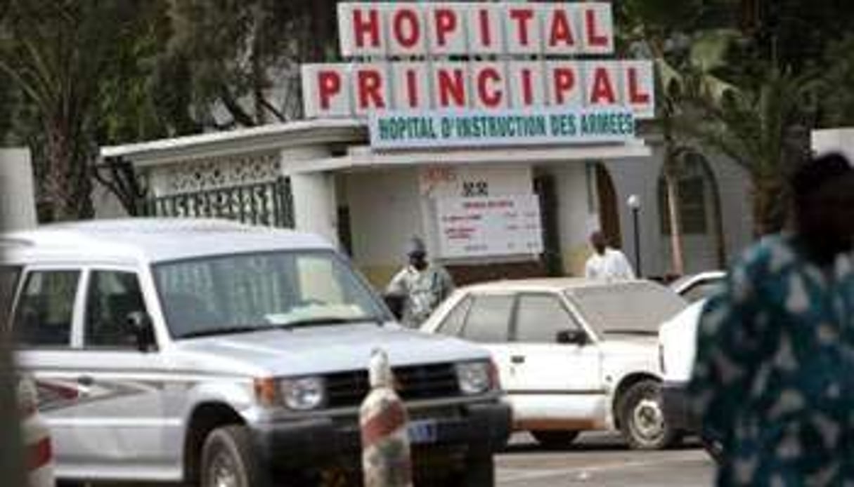L’hôpital de Dakar où l’un des Français attaqués avait été accueilli. © AFP