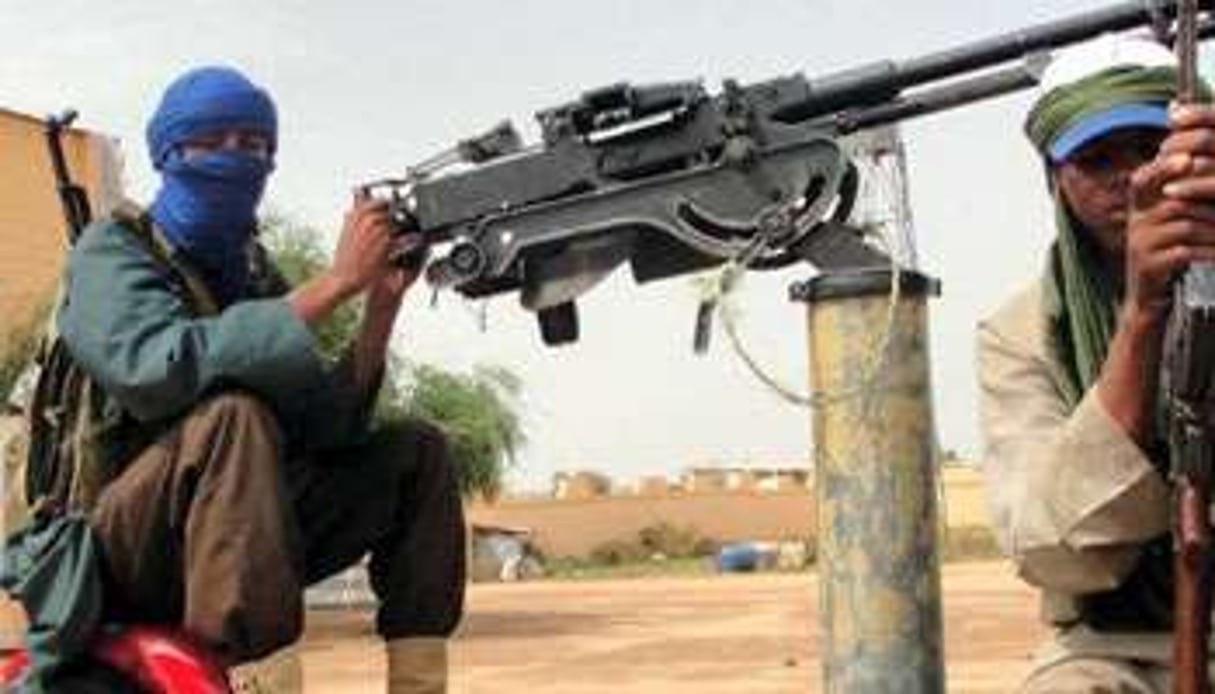 Des combattants du Mujao, au Mali. © AFP