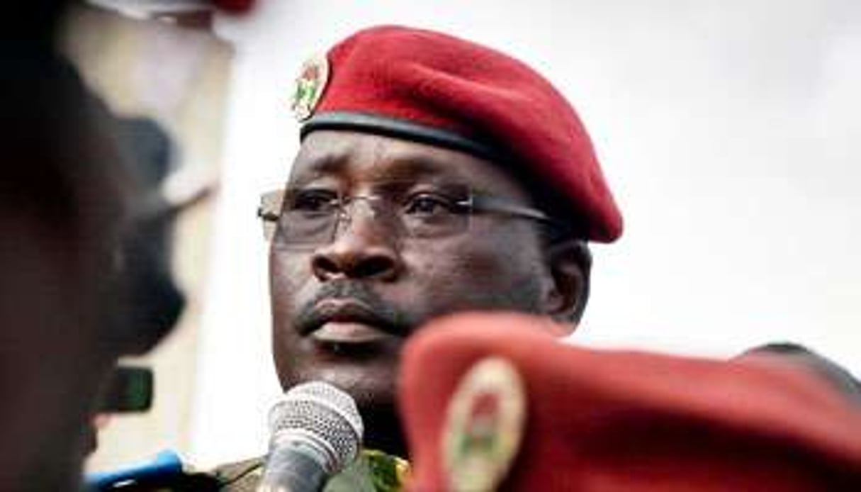 Yacouba Isaac Zida était numéro 2 du RSP, la garde prétorienne de l’ancien chef d’État. © Issouf Sanogog / AFP
