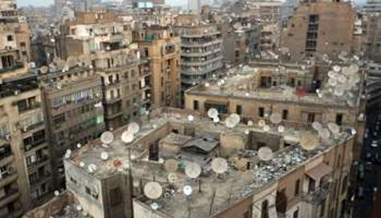 Des toits d’immeubles au Caire, le 9 janvier 2014. © AFP