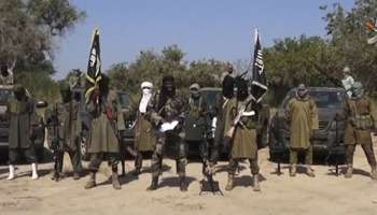 Capture d’écran de la vidéo montrant Abubakar Shekau, chef de Boko Haram. © AFP
