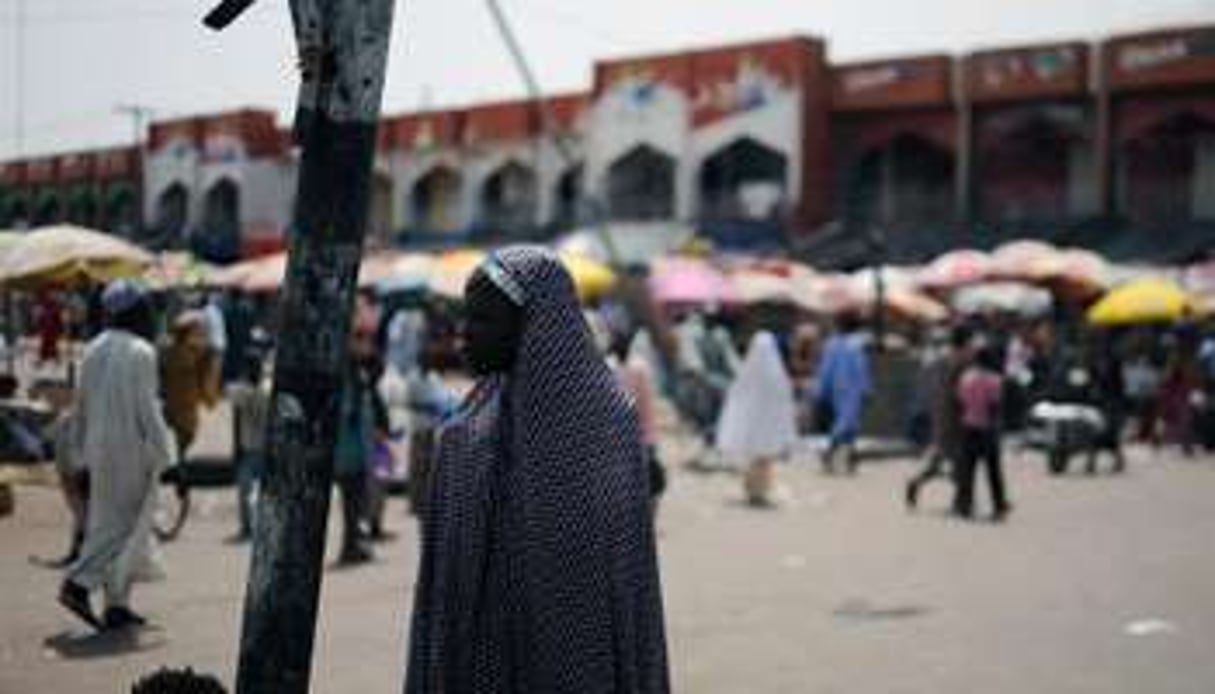 Des habitants de Maiduguri près du marché, le 6 juin 2013, au Nigeria. © AFP