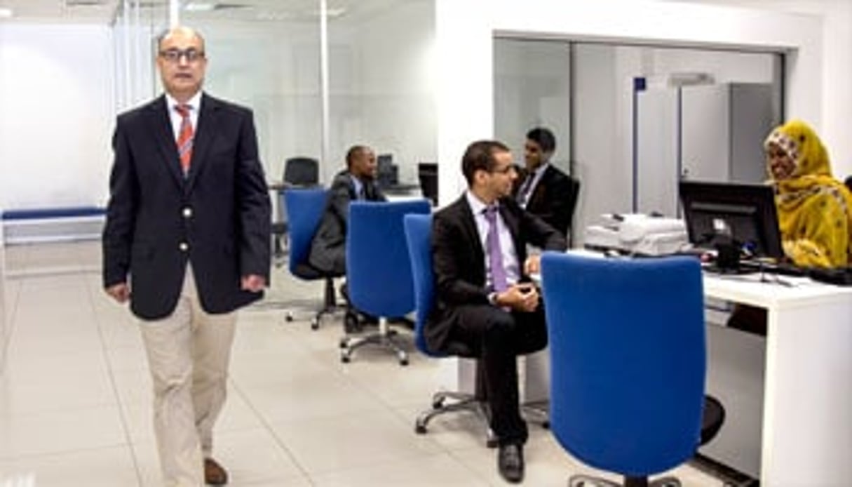 Mohamed Ben Othman dirige la Banque islamique de Mauritanie depuis sa création en 2011. © Yéro Djigo pour JA