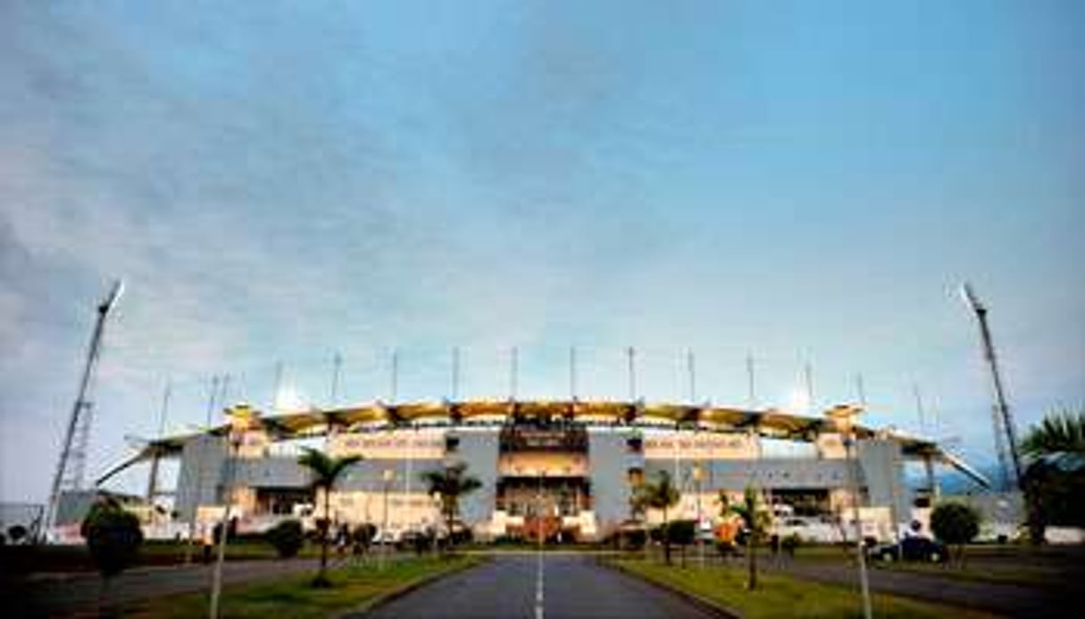 Le stade de Malabo (15250 places) est l’un des plus modernes du continent. © Alexander Joe/AFP