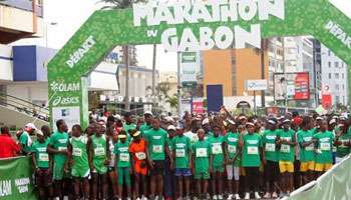 Départ du marathon du Gabon 2013. © DR