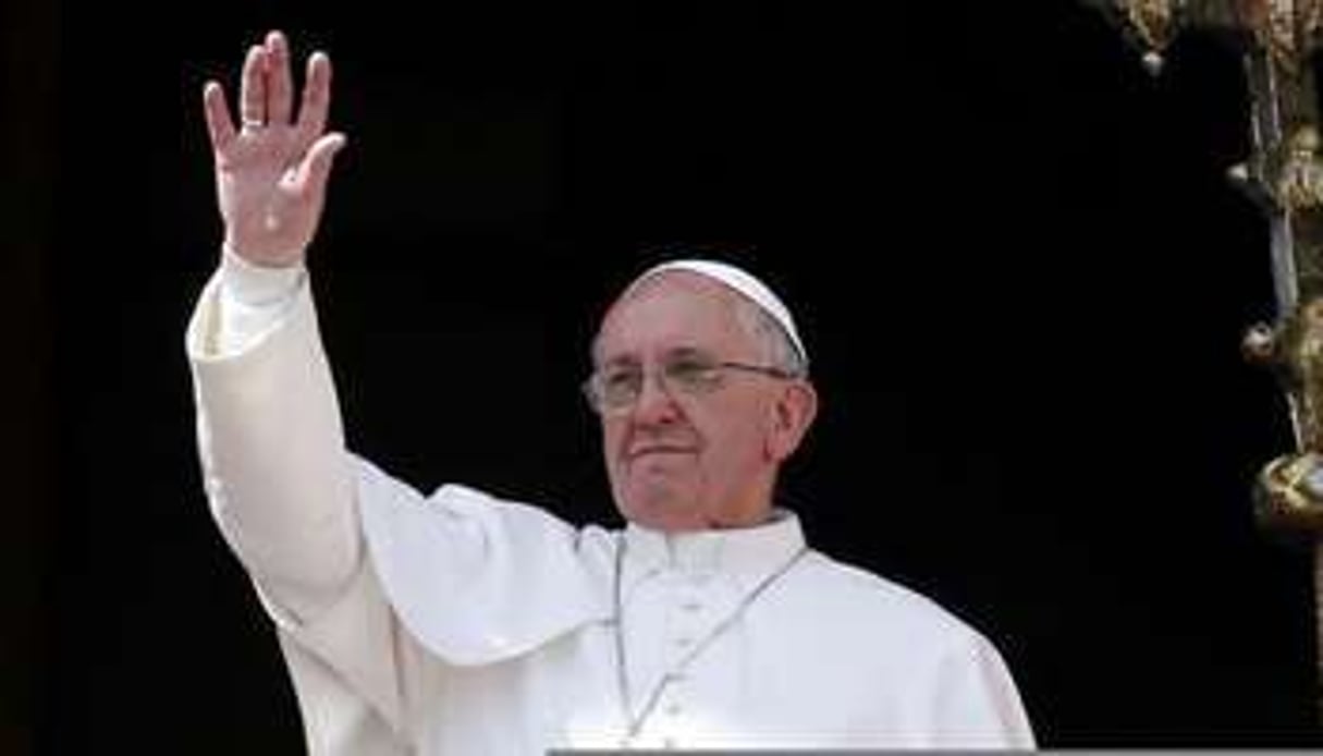 Le pape François au Vatican lors du dimanche de Pâques, en 2013. © AFP