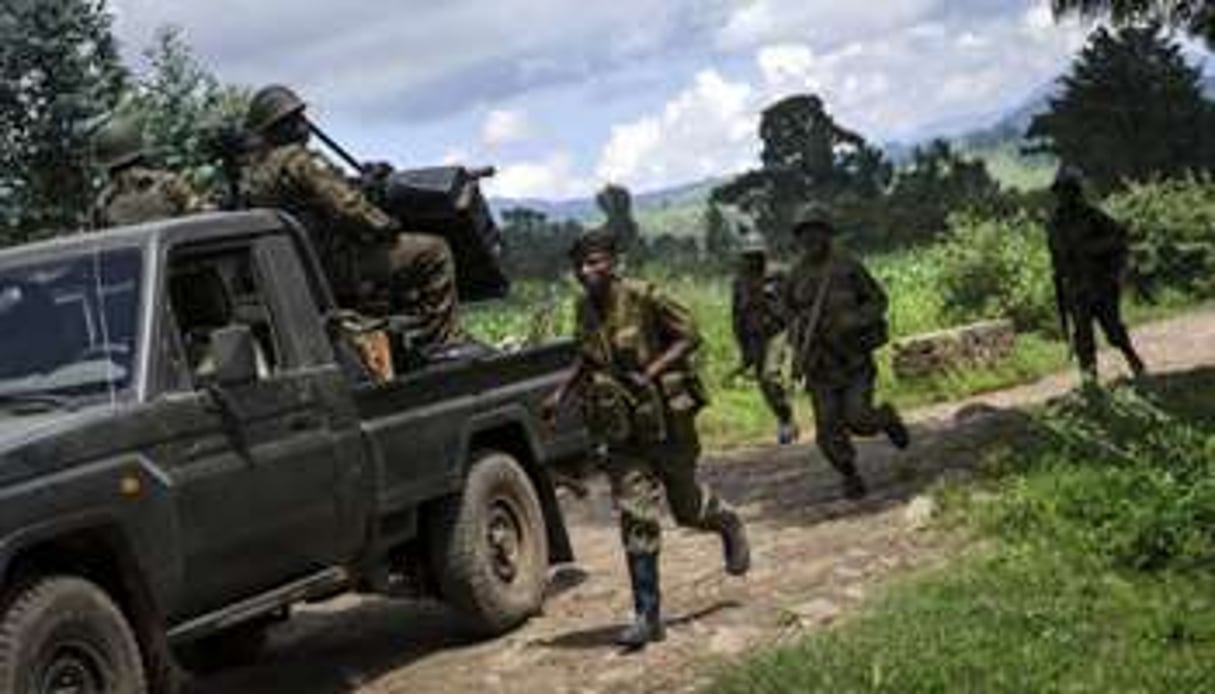 Des soldats des FARDC en mai 2012 au Nord-Kivu. © AFP