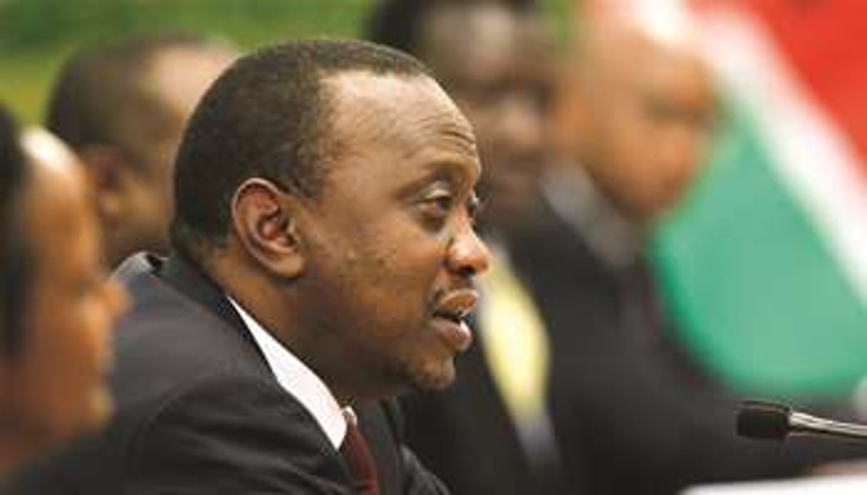 Le chef de l’État kenyan Uhuru Kenyatta. © AFP
