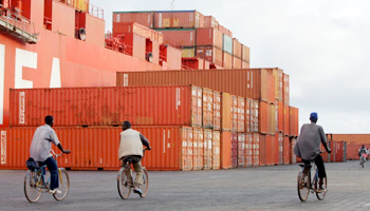 Le port de San Pedro est l’une des principales portes commerciales de la Côte d’Ivoire. © AFP