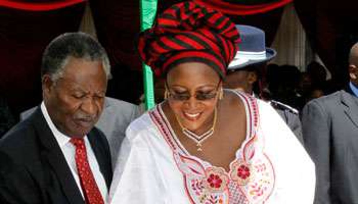 Le couple Sata, à Lukasa, en mai 2012. © Joseph Mwend/AFP