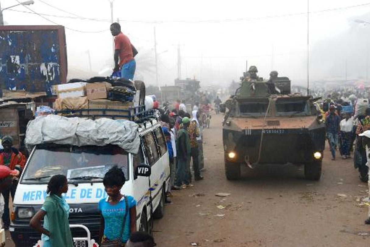 Centrafrique: les forces françaises vont passer de 2.000 à 1.500 au printemps © AFP