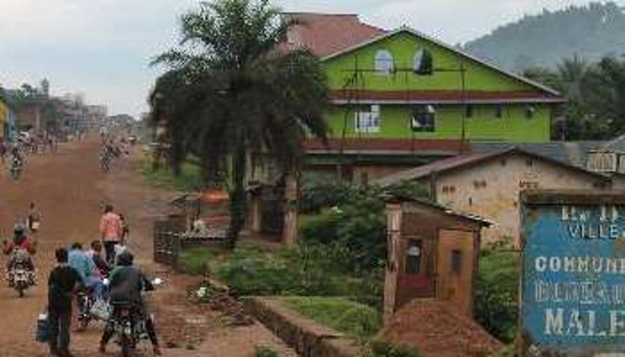 La localité de Beni, dans l’est de la RDC, le 20 octobre 2014. © AFP