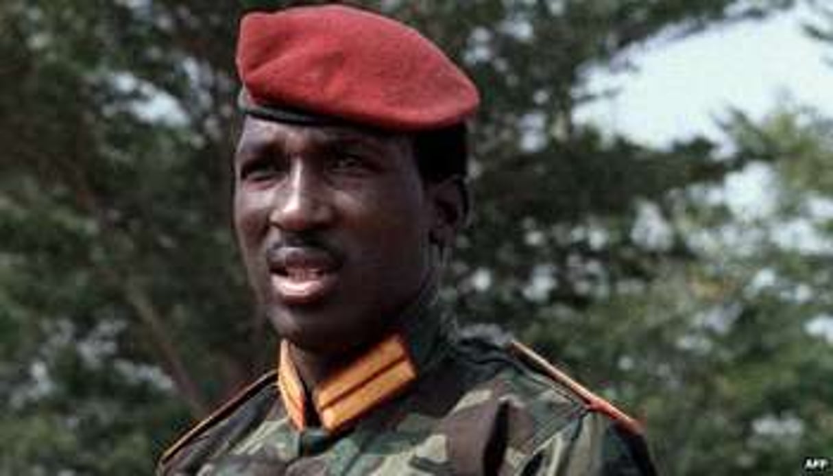 L’ancien président burkinabè, Thomas Sankara. © AFP