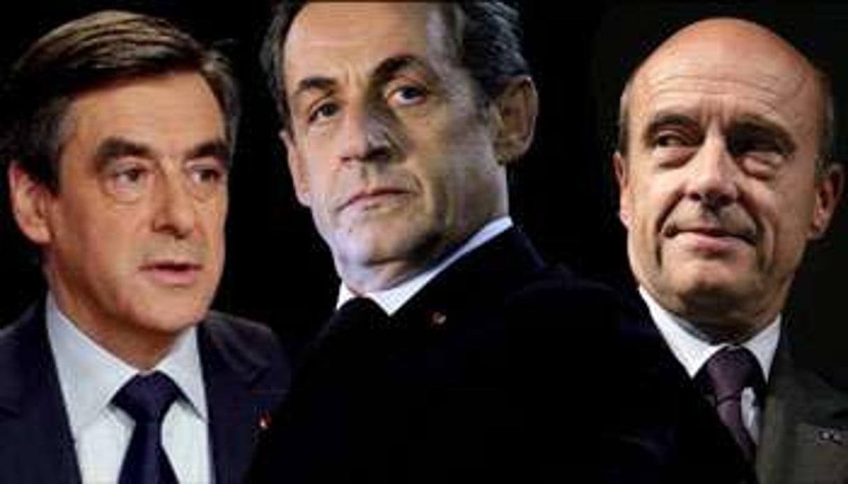 Sarkozy répète à ses rivaux, Fillon et Jupé, d’être unis. © AFP ; Montage JA