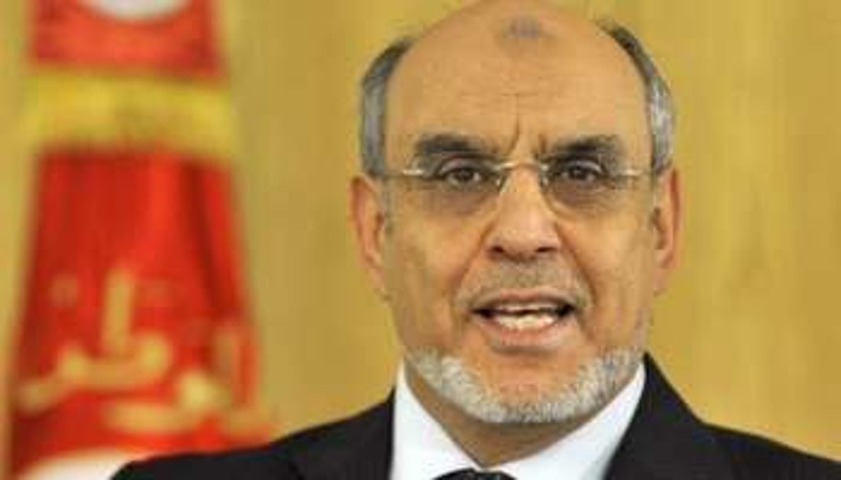 Hamadi Jebali a implicitement pris parti pour Moncef Marzouki à la présidentielle du 21 décembre © AFP