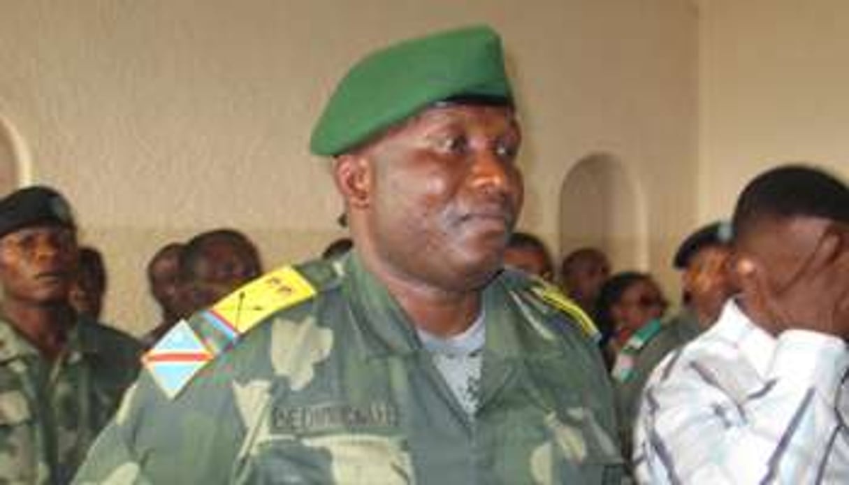 Le colonel Engangela, le 15 décembre 2014 à Bukavu. © AFP