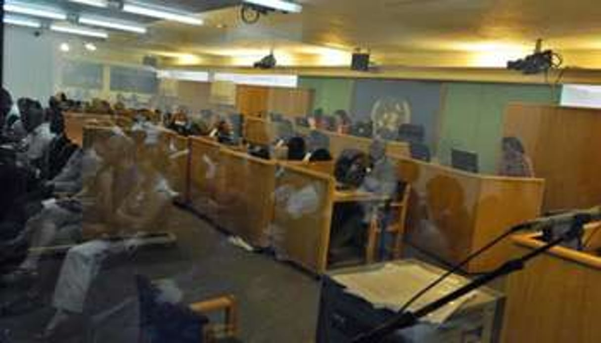 La salle du Tribunal pénal international pour le Rwanda (TPIR), à Arusha, le 18 décembre 2008. © Tony Karumba / AFP