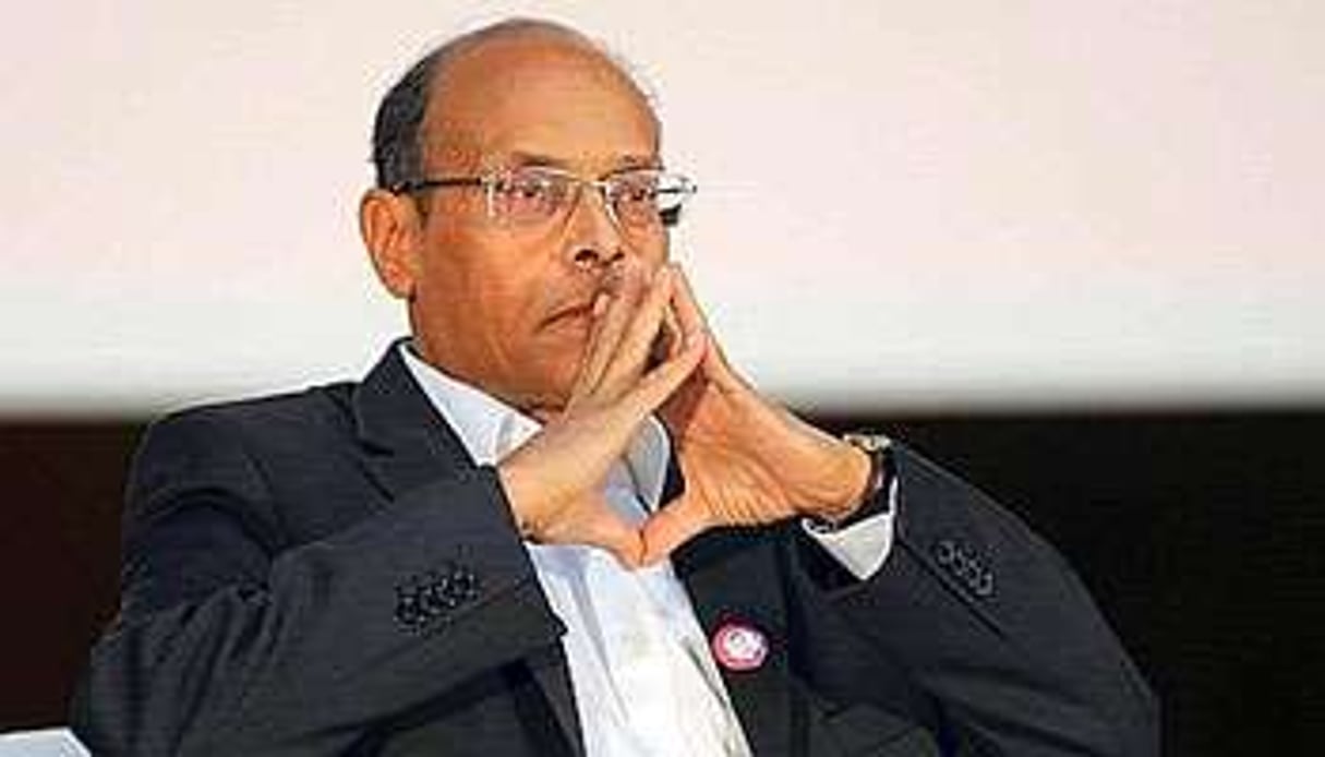 Le président tunisien, Moncef Marzouki. © AFP