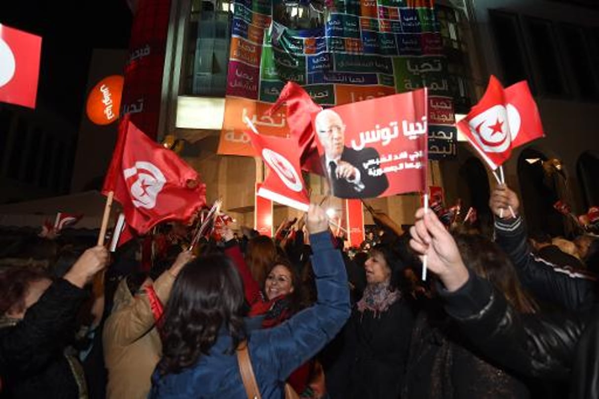 Tunisie: le camp Essebsi crie victoire dans l’attente des résultats © AFP