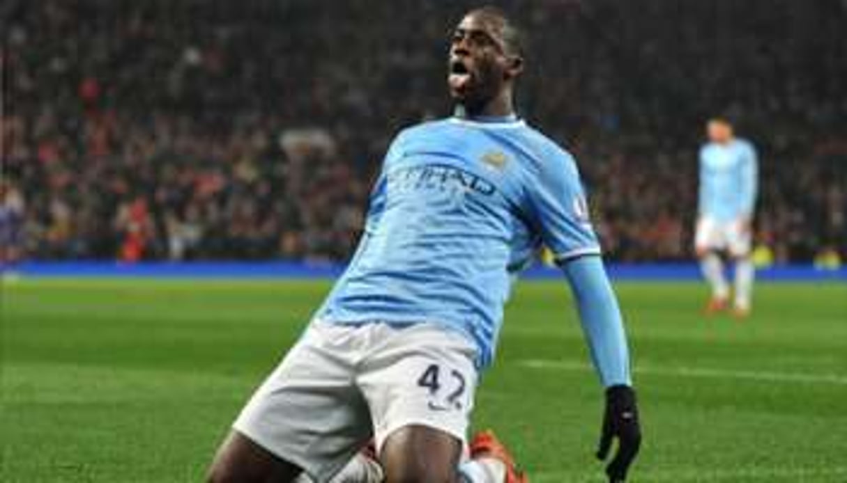 Yaya Touré, joueur africain de 2014 pour les lecteurs de Jeune Afrique. © AFP