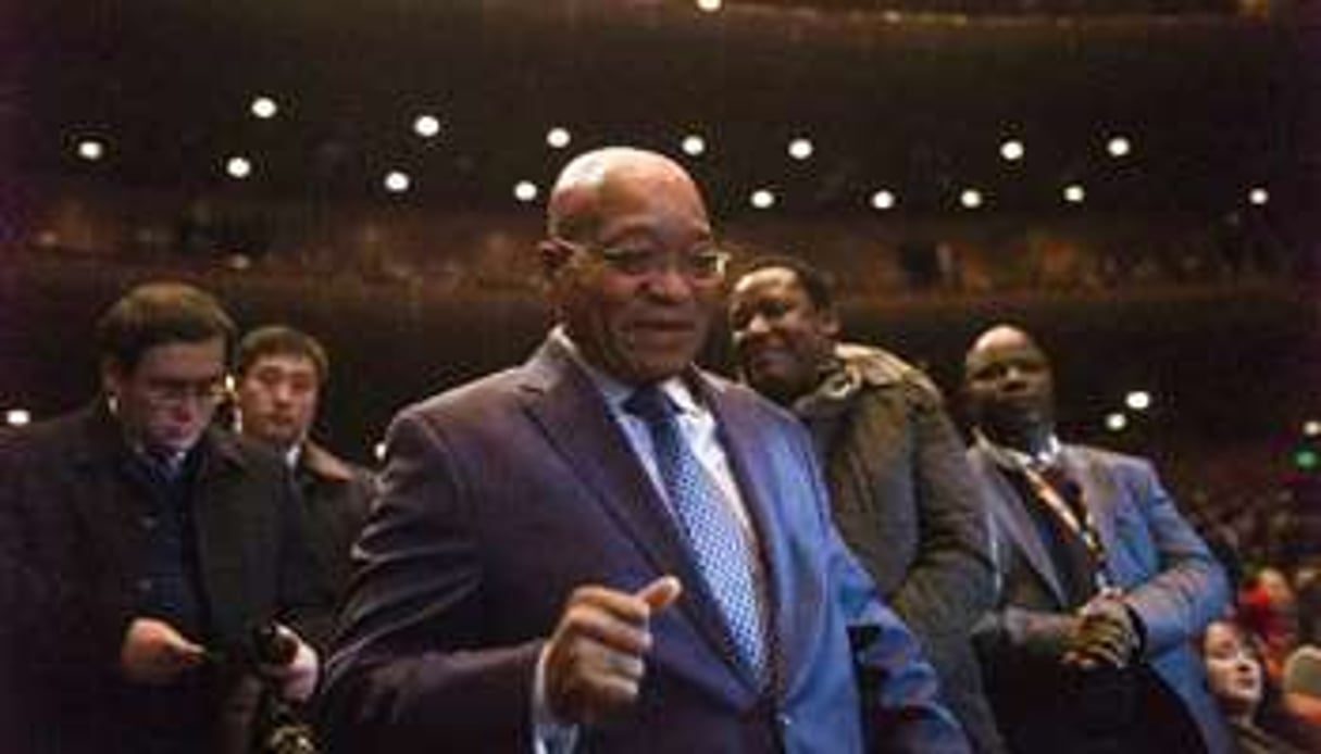 Le président d’Afrique du Sud Jacob Zuma à Pékin le 5 décembre 2014. © Fred Dufour/AFP