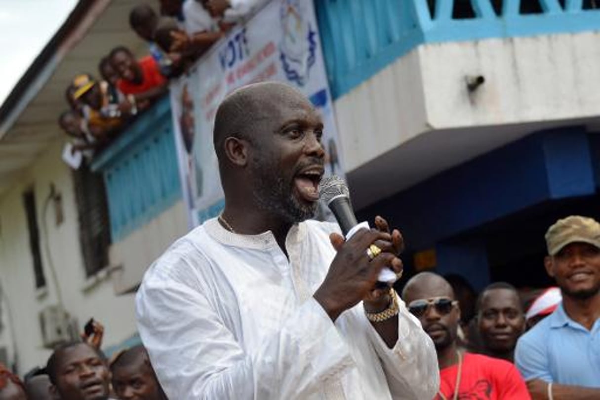 Liberia: l’opposant et ex-footballeur George Weah élu sénateur © AFP